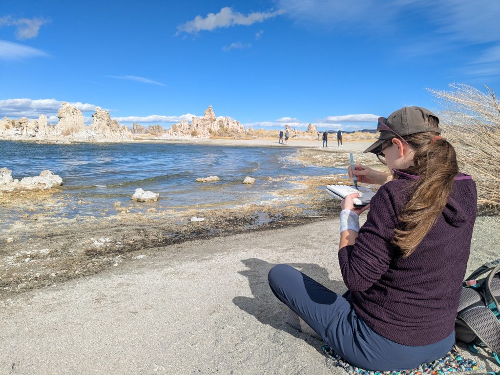 Nature Journaling at Mono Lake